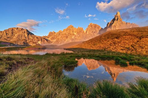 Zonsondergang over de Pala Group