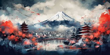 De berg Fuji van ARTemberaubend