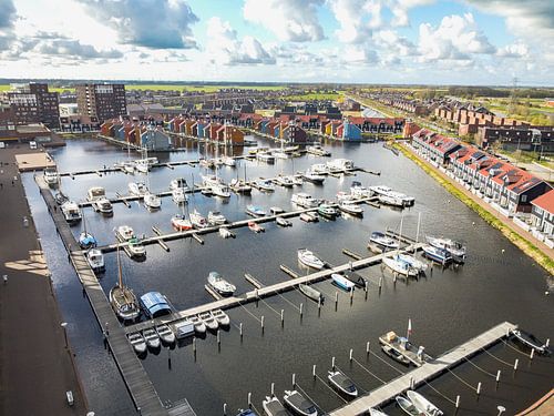 Reitdiephaven vu d'en haut