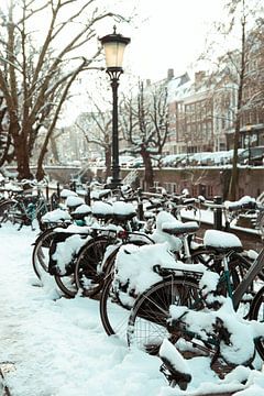 Fietsen in de sneeuw