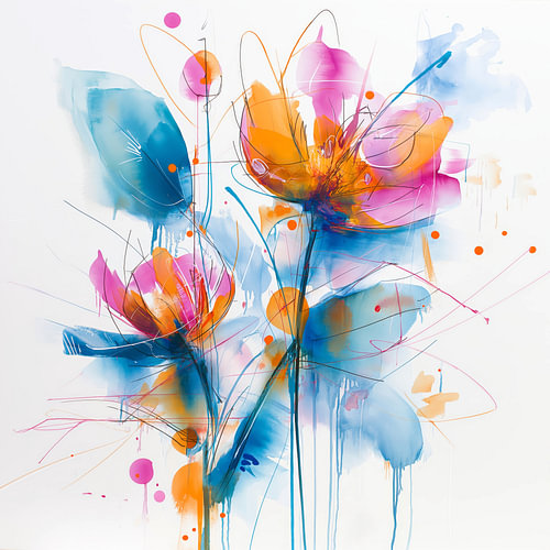 Abstracte bloemen van ARTemberaubend