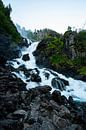 Latefossen-Wasserfall in Norwegen von Ellis Peeters Miniaturansicht