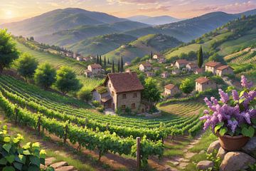 Wine Valley by Artsy Inventor