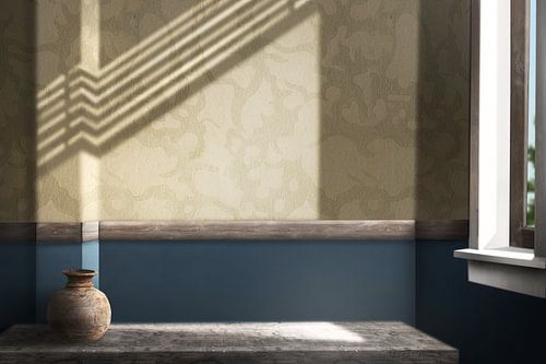 Tisch mit altem Krug