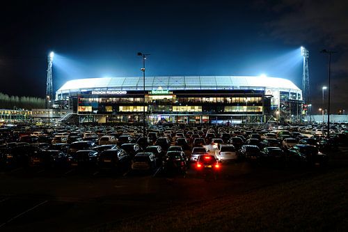 stadion van Feijenoord ofwel De Kuip in Rotterdam tijdens de halve finale van de KNVB beker 2016