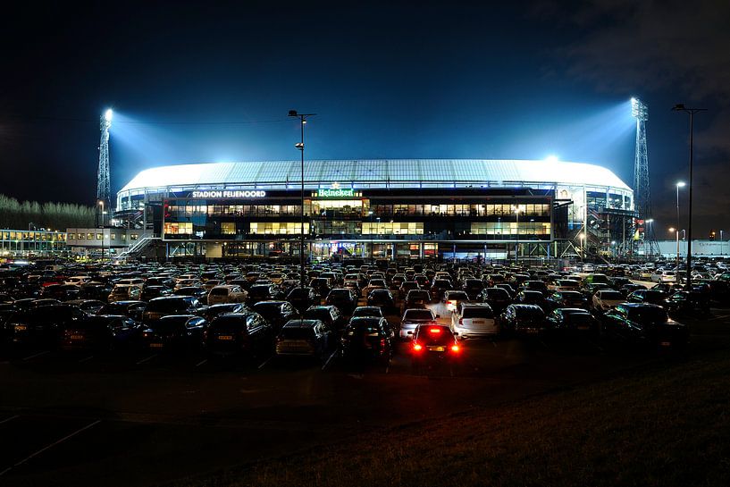 stadion van Feijenoord or De Kuip in Rotterdam during the semi-final of the 2016 KNVB Cup by Merijn van der Vliet