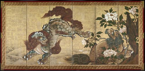 Sekkei Yamaguchi - Leeuw Tijger en luipaard