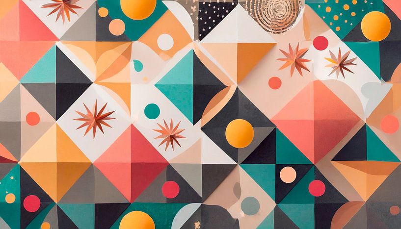 Formes et motifs avec des couleurs par Mustafa Kurnaz