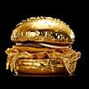 Hamburger en or brillant sur Dunto Venaar