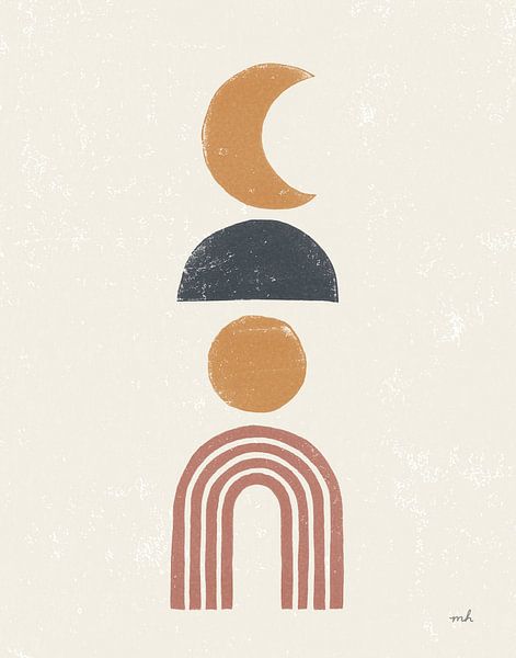 Minimalistische boho i, Moira Hershey van Wild Apple