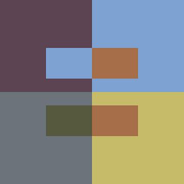 Abstrakte geometrische Kunst im Bauhaus-Stil