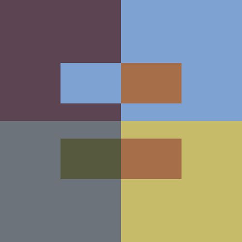 Abstracte geometrische kunst in Bauhaus-stijl