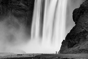 Skogafoss Noir Blanc