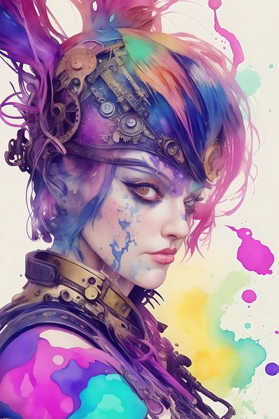 Steampunk Woman VI von DeVerviersBelgium