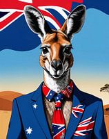 Nationaal dier kangoeroe Australië