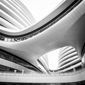 Galaxy SOHO, Winkelcentrum, Beijing, China van Bertil van Beek