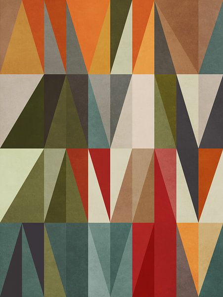 Geometric with Triangles by Angel Estevez