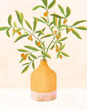 Olivenzweige Blumenstrauß