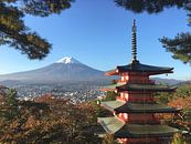 Heiliger Berg Fuji San von Menno Boermans Miniaturansicht