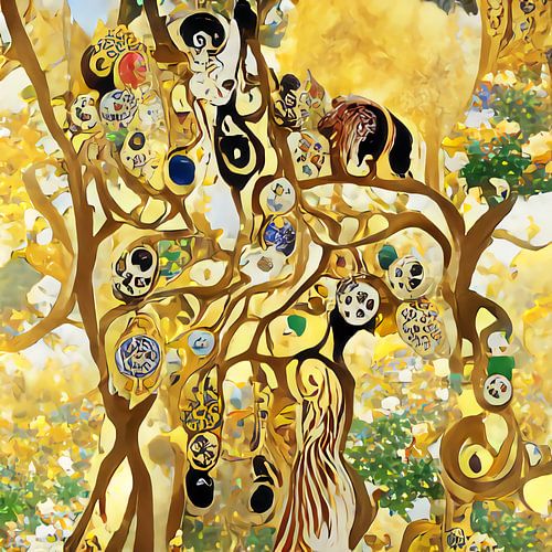 Breda in the style of Klimt