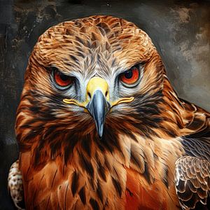 Intensiver Adlerblick | Realistisches Adlerporträt