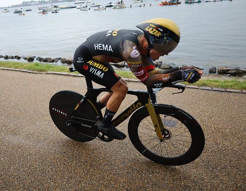 Primoz Roglic as Olympic time trial champion