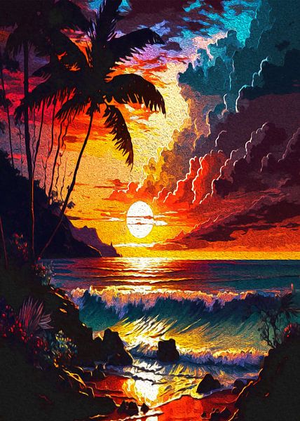 Hawaii beach by ahmad hanan attaki