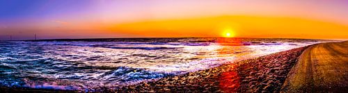 Zonsondergang Neeltje jans