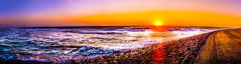 Zonsondergang Neeltje jans by Sonny Lasschuit