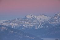 Sonnenuntergang Berner Alpen von Martin Steiner Miniaturansicht