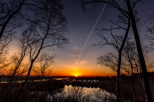 View from the King's Table on the Grebbeberg towards Rhenen.