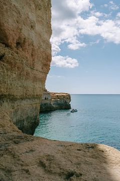 Blaue Schönheit der Algarve Felsen 1 von Mélanie Roelandts