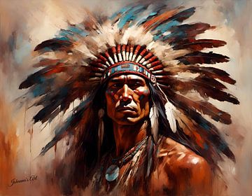 Native American Heritage 32 by Johanna's Art