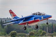 Dassault/Dornier Alpha Jet van de Patrouille de France. van Jaap van den Berg thumbnail