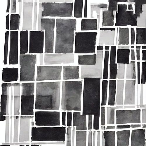 In square black and white