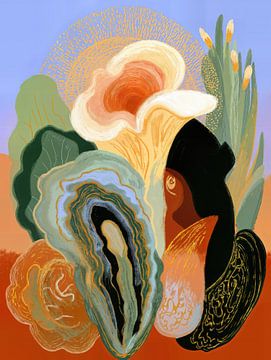 Abstrakte Blüte von Cats & Dotz