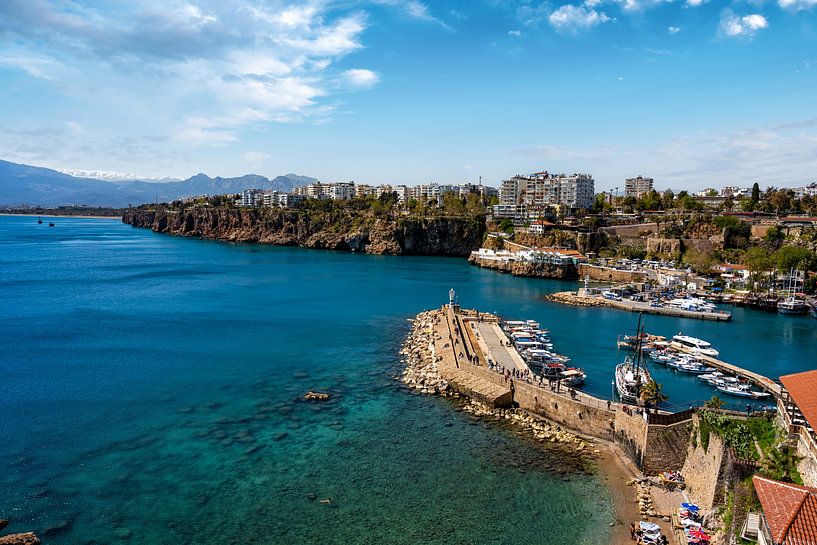 Historic old town of Antalya on the Mediterranean by Photo Art Thomas Klee