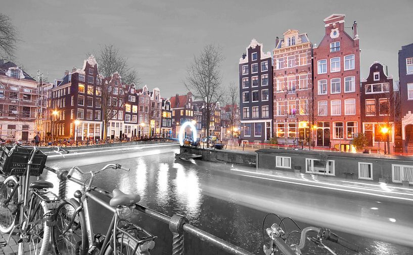Amsterdam bei nacht von Dalex Photography
