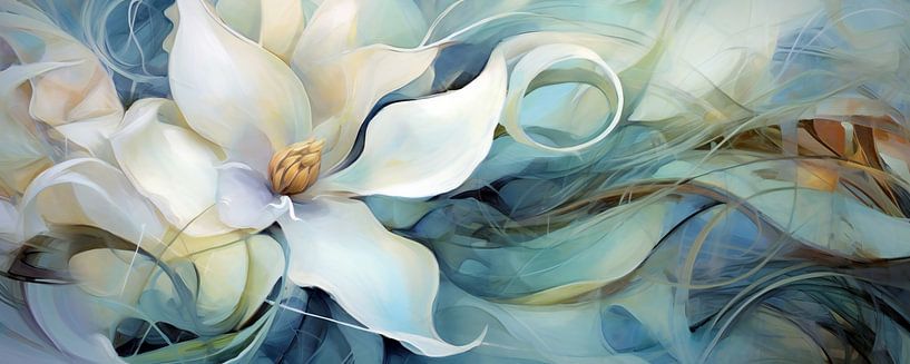 Fleur de lotus abstraite par Jacky