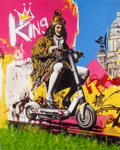 King scooter painting