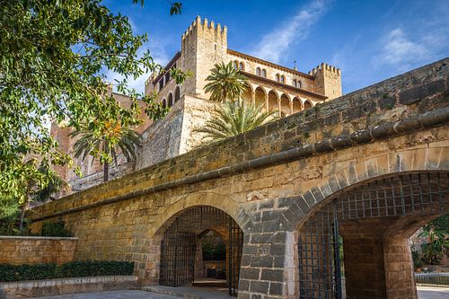 The Royal Palace of La Almudaina in Palma de Mallorca, Mallorca