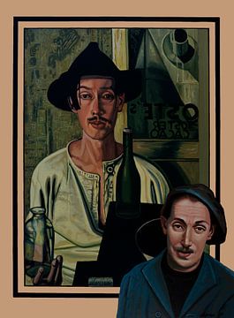 Dick Ket Portret Schilderij van Paul Meijering