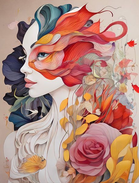 Vibrant Nature Muse by Georgia Chagas