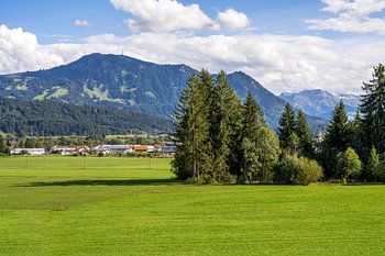 The Grünten mountain, also called the guardian of the Allgäu
