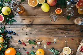 Stilleben mit Zitronen und Orangen von Art & Soul Creations