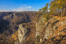 Altstadtfels mit Irndorf - Naturpark Obere Donau von BlattArt - Christine Horn