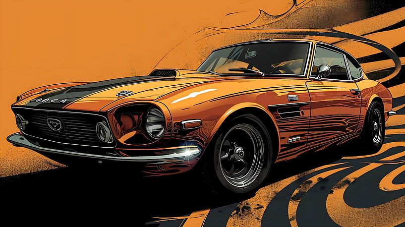 Pop Artwork Auto von PixelPrestige