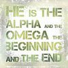 Alpha & Omega; beginning and end by Luci light