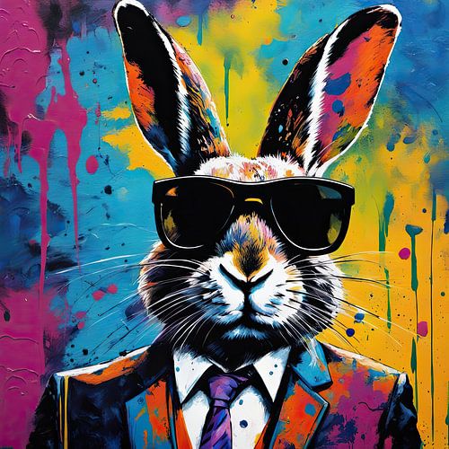 Malerei Hase 02.37