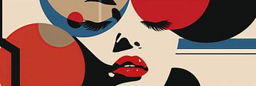 Pop Art Portret van Poster Art Shop